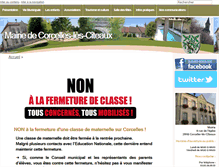 Tablet Screenshot of corcelles-les-citeaux.fr